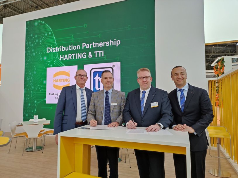 TTI Europe and HARTING expand their Distribution Partnership to the European Region